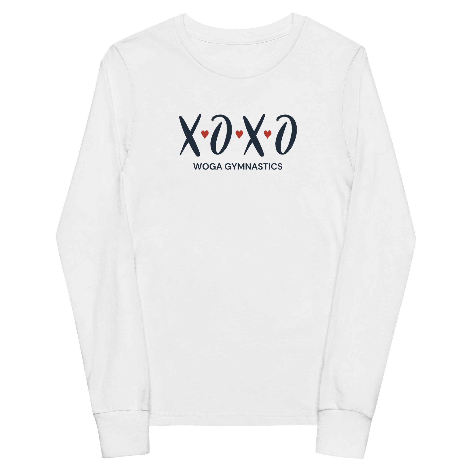 XOXO” WOGA Gymnastics Long Sleeve Tee – WOGA SPORT